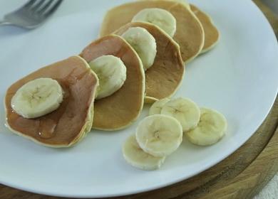 Frittelle di banana senza  farina e zucchero