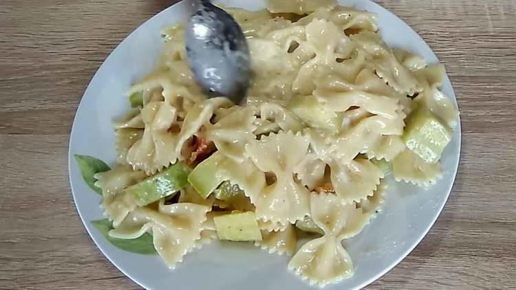 recipe ng pasta ng zucchini