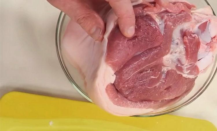 Как да готвя свински шал