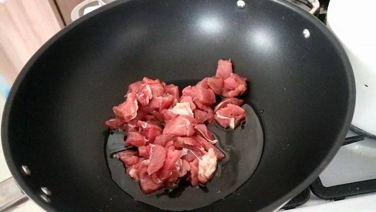 Kochen der Rindfleisch-starken Suppe