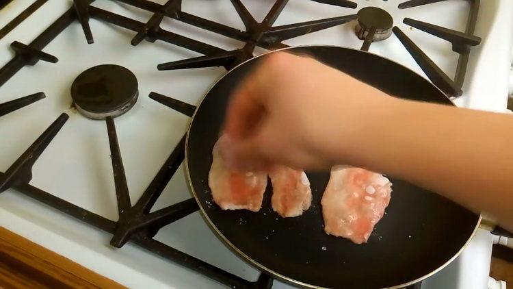 opečte slaninu