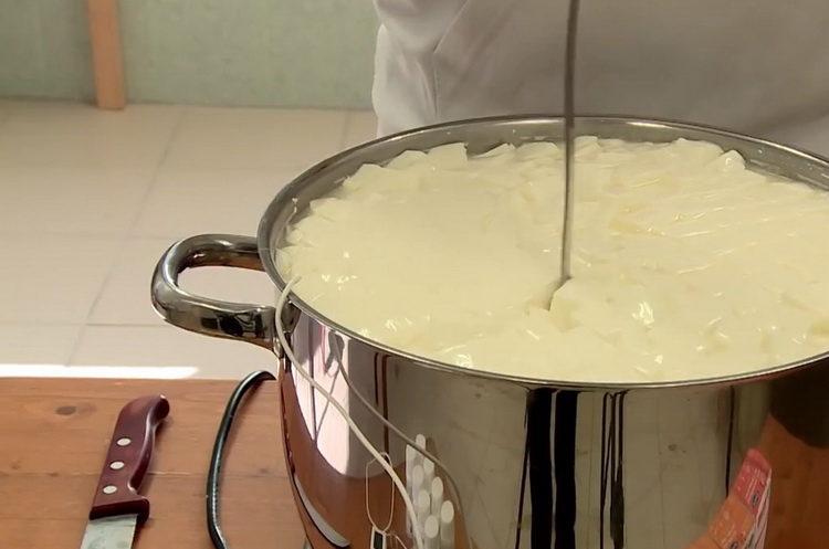 kaip pjaustyti sūrį