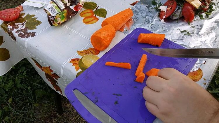 Karotten hacken