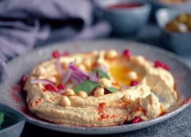 Ang recipe para sa masarap at kasiya-siyang  hummus
