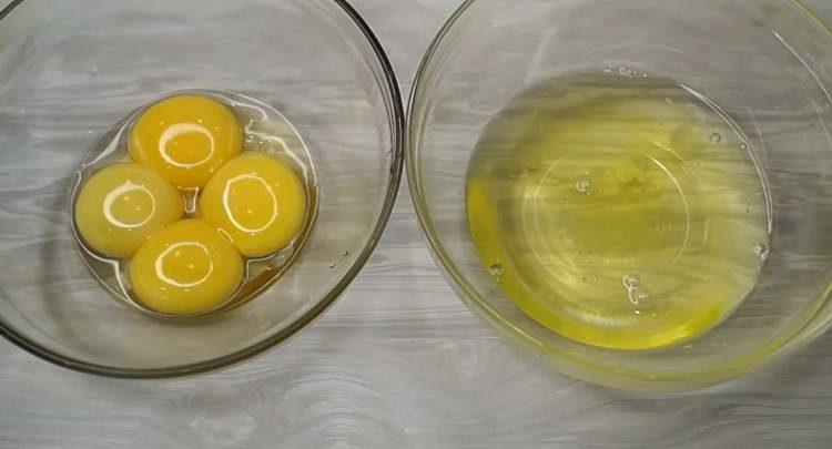 válasszuk el a fehérjéket a tojássárgájától