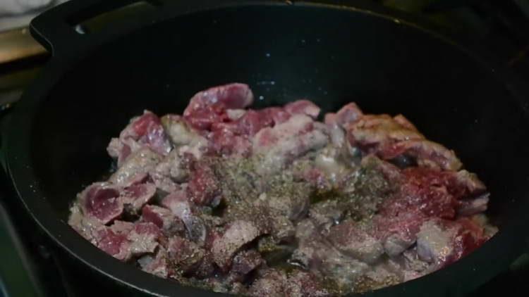 сол и черен пипер говеждо месо
