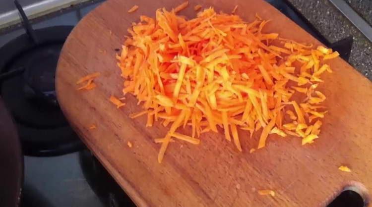 разтривайте моркови