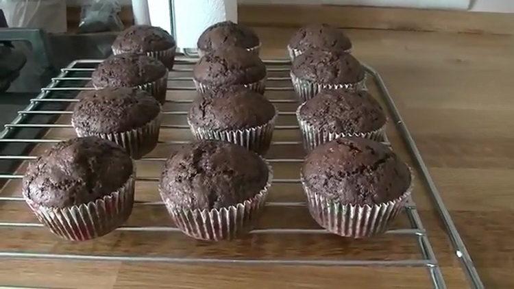 Die leckersten Rezept-Schokoladen-Cupcakes von Andy Chef