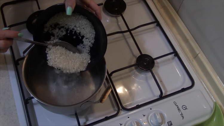 főzzük a rizst