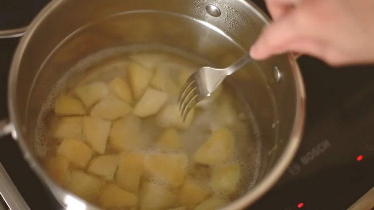 сварете картофите