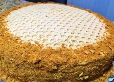 Švelnus medaus kremas cake pyragui