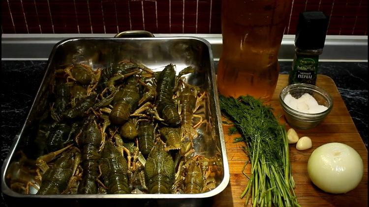 Pagluluto ng crayfish na may beer