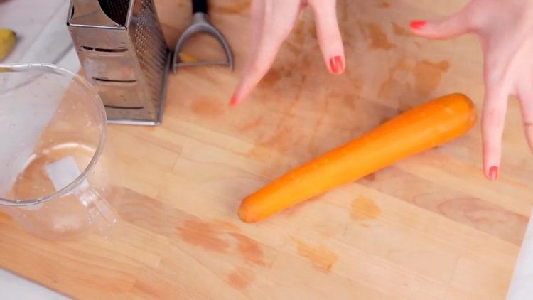 ξεφλουδίστε τα καρότα
