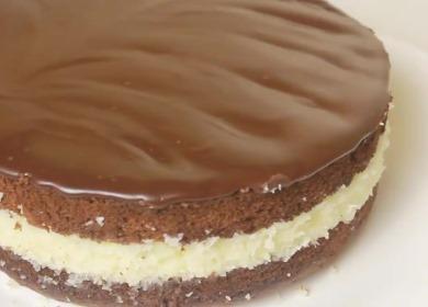 وصفة كعكة الشوكولاتة  باونتي مع حشو جوز الهند