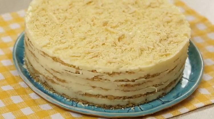 Paano gumawa ng isang cake ng sorbetes sa isang simpleng recipe
