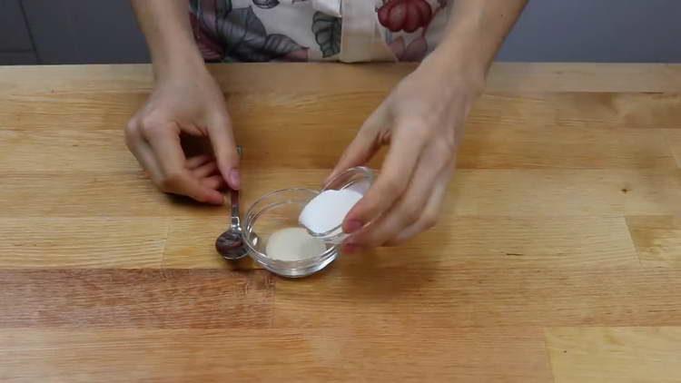 Milch und weiße Schokoladencreme