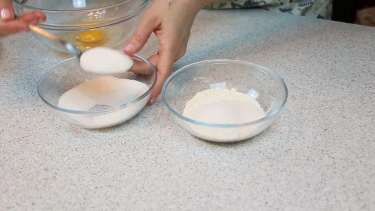 preparare gli ingredienti per la crema